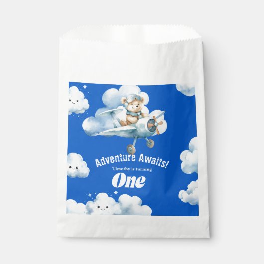 ベアリング・ウィング：テディ初の誕生日遠征 フェイバーバッグ (正面)