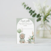 ベアリーウェイグリーンブーホベアーオムツラッフル エンクロージャーカード (スタンド正面)