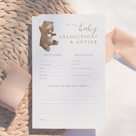 ベアリーウェイベアベビー予測&アドバイスゲーム