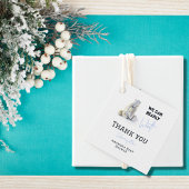 ベアリー待ち極熊ブルーボーイウィンターベイビーシャワー フェイバータグ