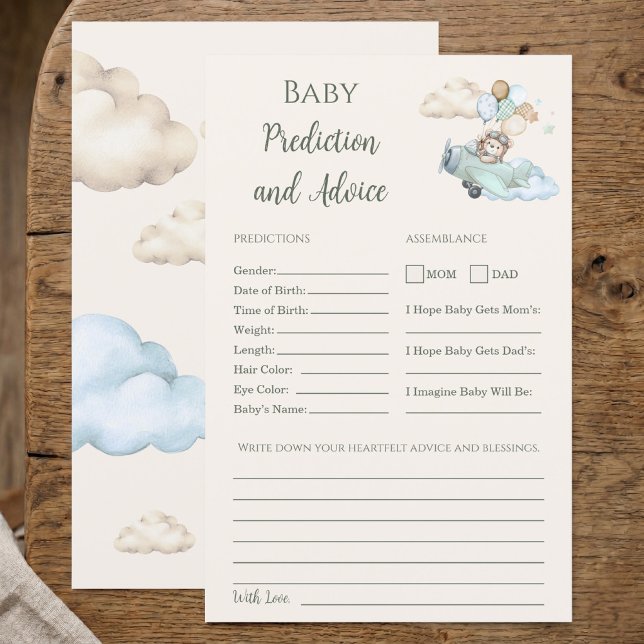 ベアリー・ウェイト予測とアドバイス ゲームボーイ (Baby Advice and Predictions Game Can Bearly Wait)
