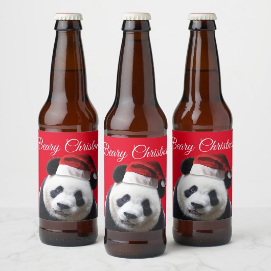 ベアリー・クリスマス ビールラベル (ボトル)