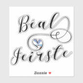 ベアルフェイルスト国旗のハート、ベルファスト シール (シート)