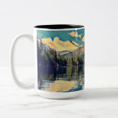 ベアレイクインロッキーマウンテン国立公園（コロラド） ツートーンマグカップ (左)