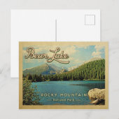ベアレイクコロラドヴィンテージロッキーマウンテンズ ポストカード (正面/裏面)