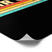 ベアレイクユタおもしろい魚釣りキャンピングサマー ポスター (角)