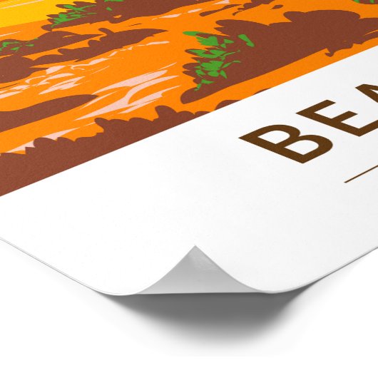 ベアレイク州パークユタヴィンテージ ポスター (角)