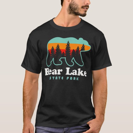 ベアレイク州立公園 キャンプ ユタ州 Tシャツ (正面)