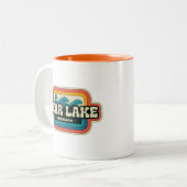 ベアレイク70sレトロミシガンヴィンテージ ツートーンマグカップ (正面左)