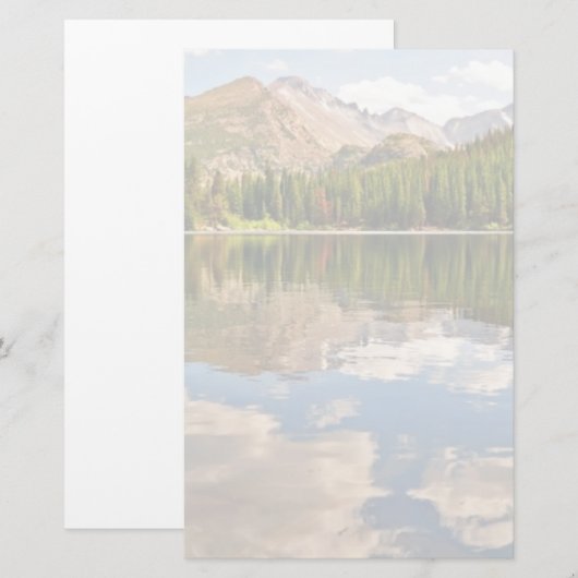 ベアレイク。コロラド。 便箋 (正面/裏面)