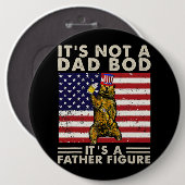 ベアレトロIts Not AパパBod Its A父親姿U 缶バッジ (正面&裏面)