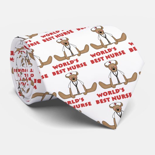 ベアワールド最高ののナースTシャツとギフト ネクタイ (ロール)