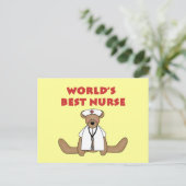 ベアワールド最高ののナースTシャツとギフト ポストカード (スタンド正面)