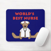 ベアワールド最高ののナースTシャツとギフト マウスパッド (マウス)