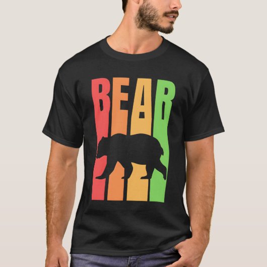 ベアヴィンテージ拡張文字デザイン Tシャツ (正面)