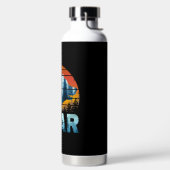 ベアヴィンテージ自然ワイルドフォレストサンセット ウォーターボトル (左面)