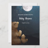 ベアーの携帯の中身ベビーシャワーゲーム 招待状 (裏面)