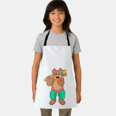 ベアーアットクリケットウィズクリケットこうもり エプロン (インサイチュ)