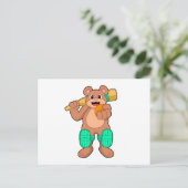 ベアーアットクリケットウィズクリケットこうもり ポストカード (スタンド正面)