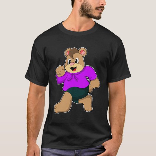 ベアーアットランニング Tシャツ (正面)