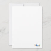 ベアーアディロンドバックロッジ5x7ベビーシャワー招待状 招待状 (裏面)