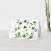 ベアーアンドグリーントラクターベビーシャワー招待状 招待状 (裏面)