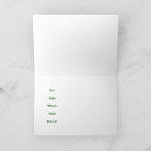 ベアーアンドグリーントラクターベビーシャワー招待状 招待状 (内部)