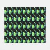 ベアーアートブランケット北ライトベアブランケット フリースブランケット (正面(横))