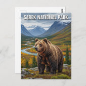 ベアーインサレク国立公園スウェーデン旅行 ポストカード (正面/裏面)