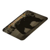 ベアーインザロードイエローストーン国立公園WY マグネット (左側)