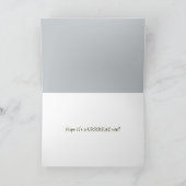 ベアーインディンギー誕生日 カード (内部)