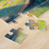 ベアーインフォレストグレードパステルチョークスケッチ ジグソーパズル (側面)