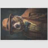 ベアーイン紳士服第1デコパージュ紙 薄葉紙 (正面)