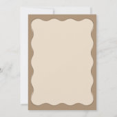 ベアーウェーブフレームハンドドローシンプルドベビーシャワー サンキューカード (裏面)