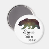 ベアーウォーターのタイポグラフィ マグネット (正面/裏面)