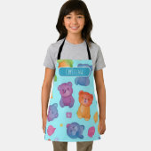 ベアーウォーターの色のパタカラフルーン エプロン (インサイチュ)