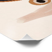 ベアーオンスケートボード、子供部屋ウォールアート、キッズルーム ポスター (コーナー)