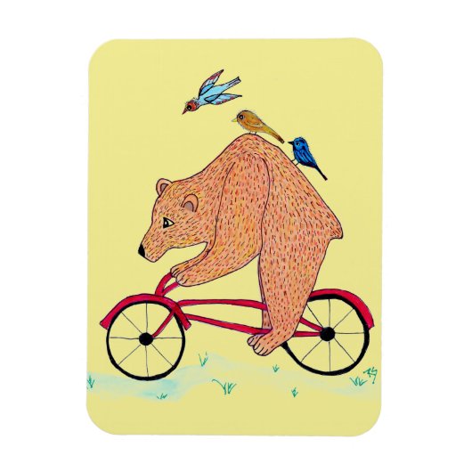 ベアーオンバイクマグネット マグネット (縦)