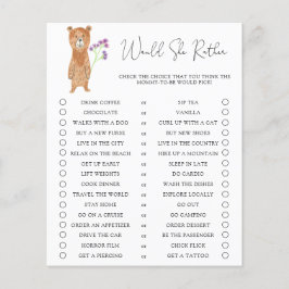 ベアーカブ/彼女はむしろ赤ちゃんシャワーのゲーム