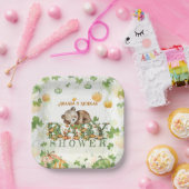 ベアーカボチャお洒落ン秋ベビーシャワー ペーパープレート (パーティー)