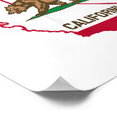 ベアーカリフォルニア共和国を攻撃しない ポスター (角)