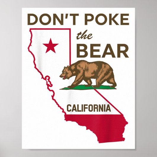ベアーカリフォルニア共和国を攻撃しない ポスター (正面)