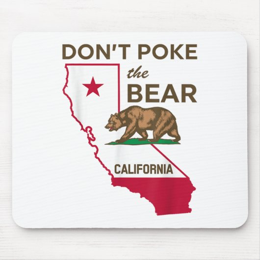 ベアーカリフォルニア共和国を攻撃しない マウスパッド (正面)