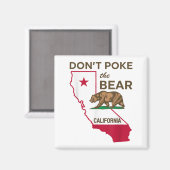 ベアーカリフォルニア共和国を攻撃しない マグネット (正面/裏面)