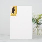 ベアーカントリー 便箋 (スタンド正面)