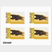 ベアーカントリー 長方形シール (シート)