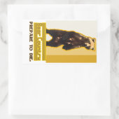 ベアーカントリー 長方形シール (バッグ)