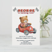 ベアーカーボーイ誕生日 招待状 (スタンド正面)