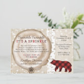 ベアーキューブウィンターフォレストベビー散水少年 招待状 (スタンド正面)