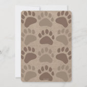 ベアーキューブウッドランドアドベンチャーベビーシャワー サンキューカード (裏面)